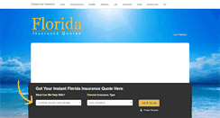 Desktop Screenshot of floridainsurancequotes.net